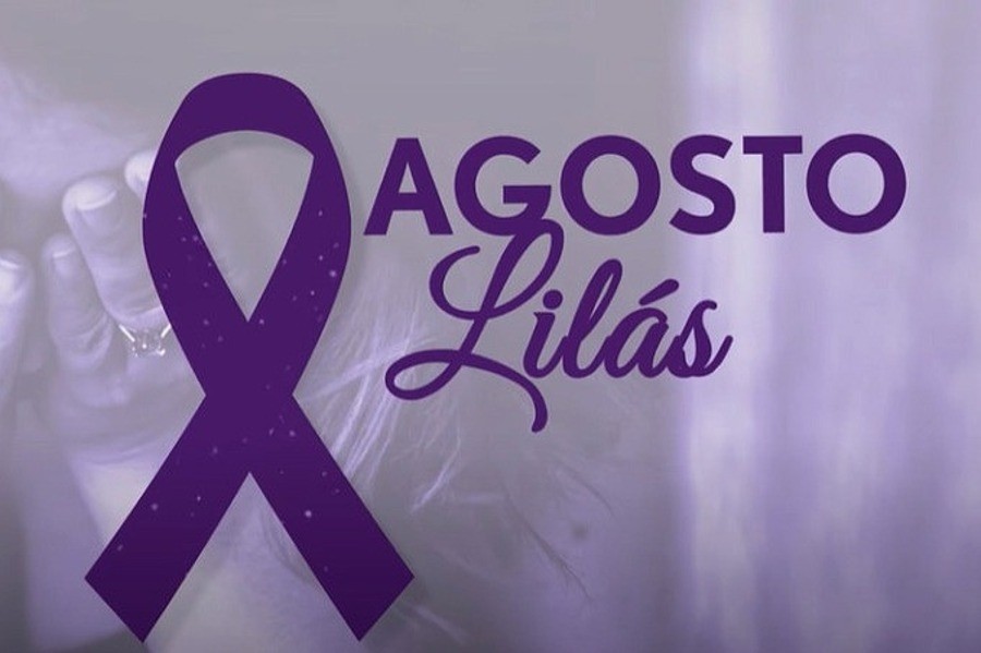 Agosto Lilás: campanha de combate a violência contra a mulher